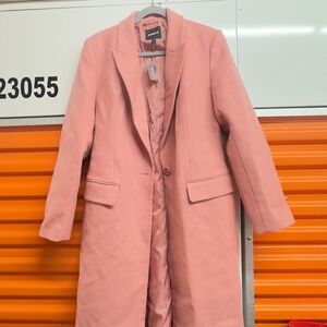Express Pink Trench Coat for Women